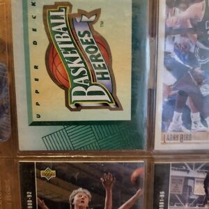 Larry Bird Upper Deck 1992 Basketball Heroes